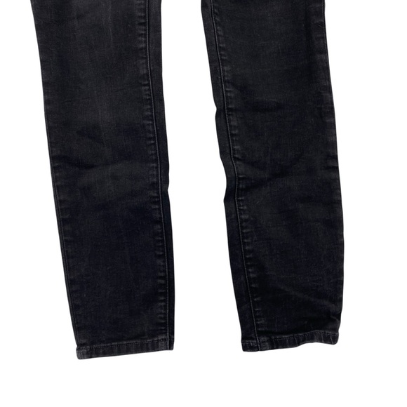 J. Crew 8” Mid Rise Skinny Jeans in Black - Picture 3 of 8